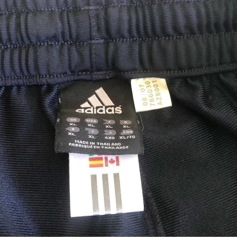 Adidas Men’s Vintage 2007 Navy Blue Sweatpants Size XL